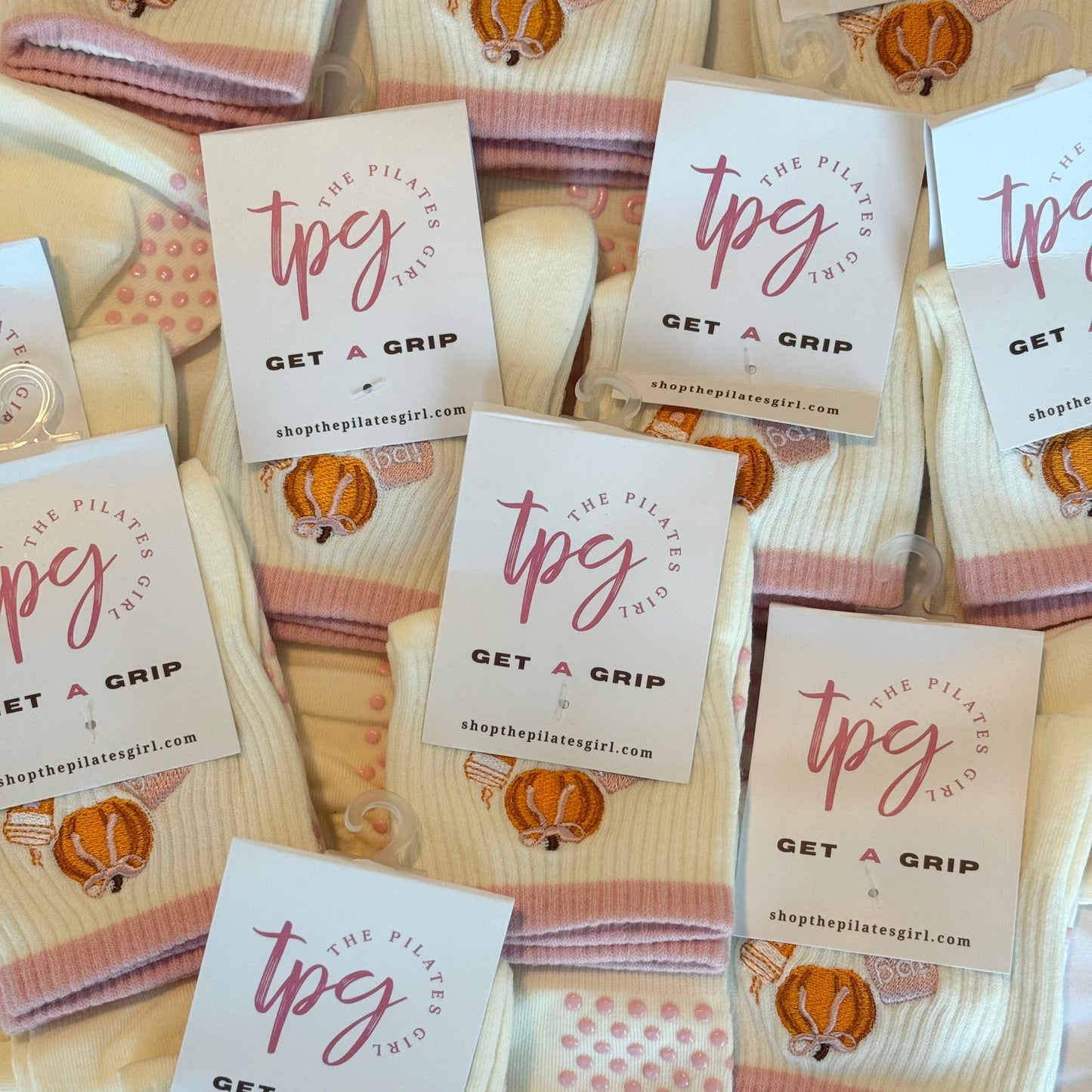 JUST A GIRL PILATES GRIP SOCKS
